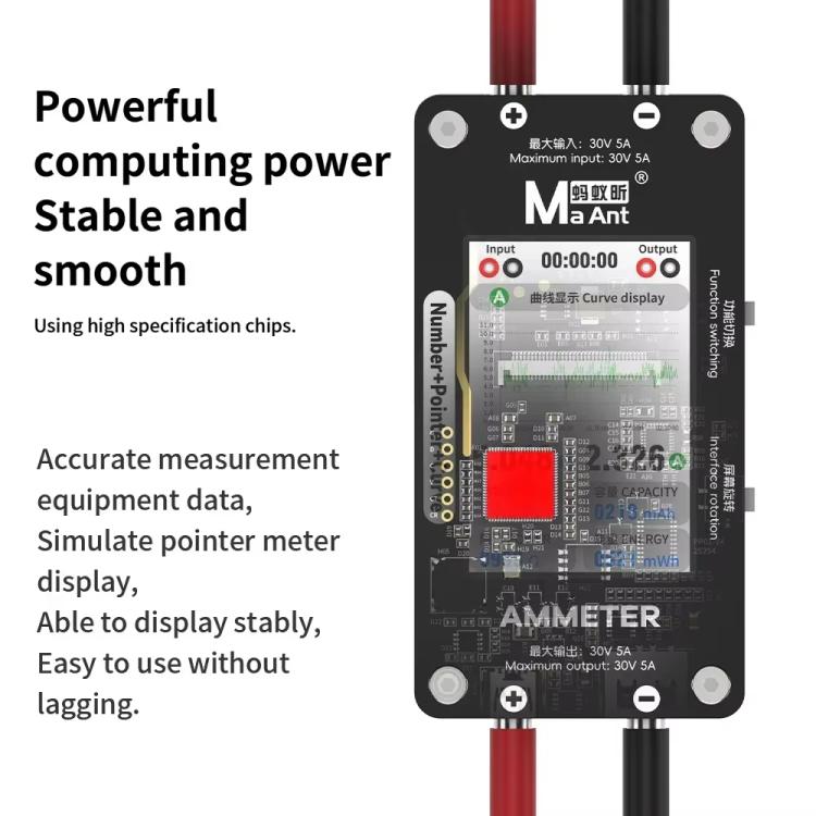 MaAnt DL-02 Intelligent Number Pointer Curve Ammeter, MaAnt DL-02