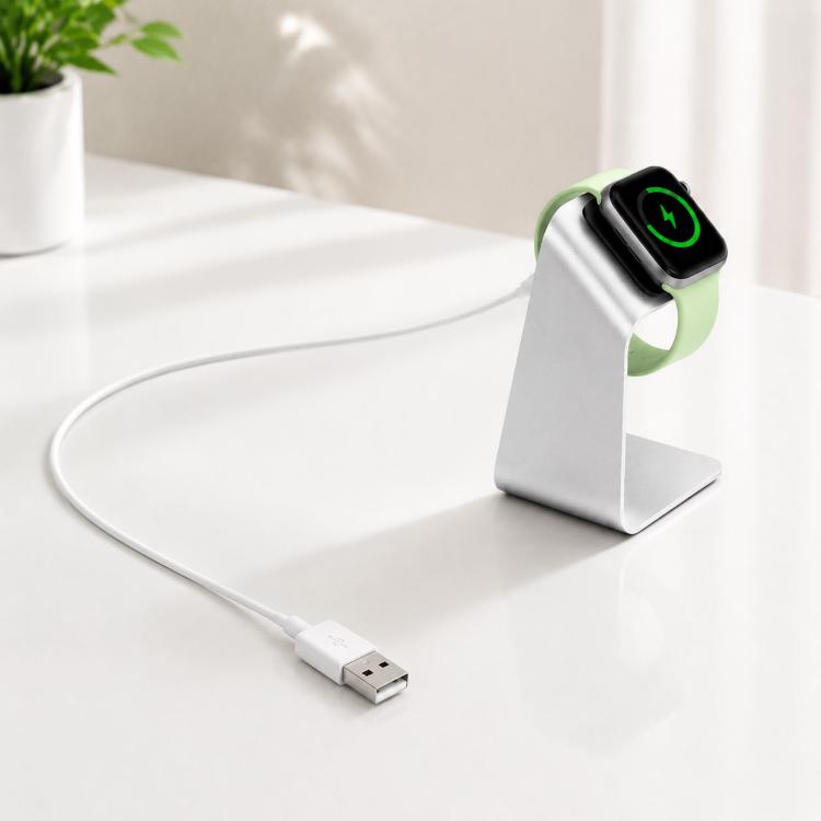 xDfind For Apple Watch Smart Watch Aluminum Alloy Charging Holder and USB Charger Set, Aluminum Alloy+USB