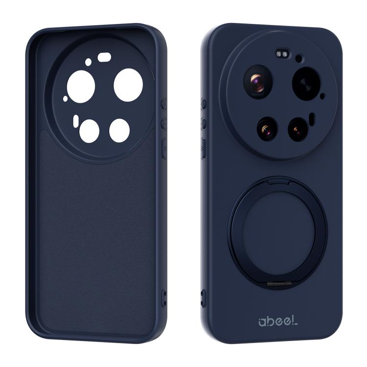 ABEEL Skin-friendly Feel Magnetic Liquid Silicone Phone Case with Holder, For Xiaomi 17T Pro 5G, For Xiaomi 17T 5G, For Xiaomi 17 Ultra, For Xiaomi 17 Pro Max