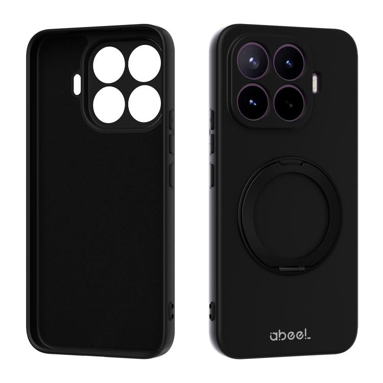 ABEEL Skin-friendly Feel Magnetic Liquid Silicone Phone Case with Holder, For Xiaomi 17T Pro 5G, For Xiaomi 17T 5G, For Xiaomi 17 Ultra, For Xiaomi 17 Pro Max