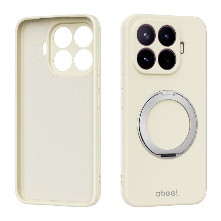 ABEEL Skin-friendly Feel Magnetic Liquid Silicone Phone Case with Holder, For Xiaomi 17T Pro 5G, For Xiaomi 17T 5G, For Xiaomi 17 Ultra, For Xiaomi 17 Pro Max