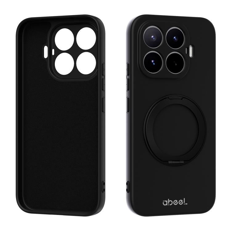 ABEEL Skin-friendly Feel Magnetic Liquid Silicone Phone Case with Holder, For Xiaomi 17T Pro 5G, For Xiaomi 17T 5G, For Xiaomi 17 Ultra, For Xiaomi 17 Pro Max