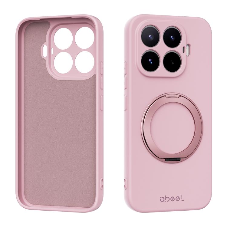 ABEEL Skin-friendly Feel Magnetic Liquid Silicone Phone Case with Holder, For Xiaomi 17T Pro 5G, For Xiaomi 17T 5G, For Xiaomi 17 Ultra, For Xiaomi 17 Pro Max