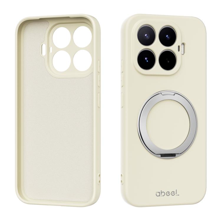 ABEEL Skin-friendly Feel Magnetic Liquid Silicone Phone Case with Holder, For Xiaomi 17T Pro 5G, For Xiaomi 17T 5G, For Xiaomi 17 Ultra, For Xiaomi 17 Pro Max