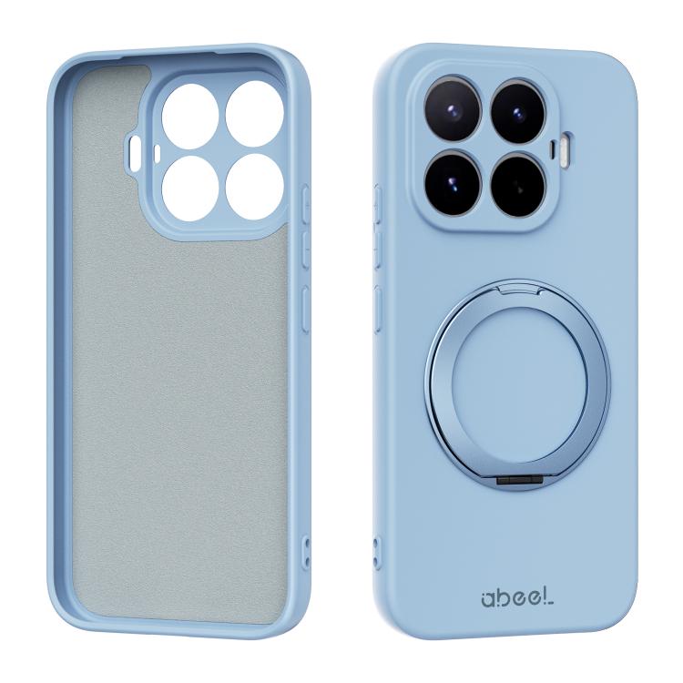 ABEEL Skin-friendly Feel Magnetic Liquid Silicone Phone Case with Holder, For Xiaomi 17T Pro 5G, For Xiaomi 17T 5G, For Xiaomi 17 Ultra, For Xiaomi 17 Pro Max