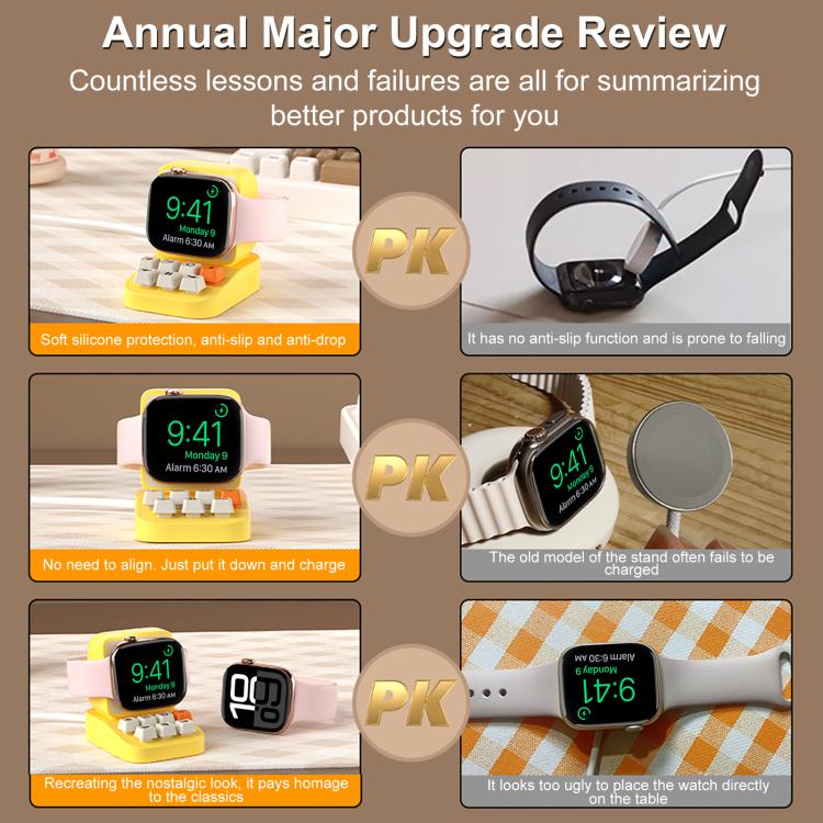 XDcase For Apple Watch Typewriter Design Smart Watch Charging Stand