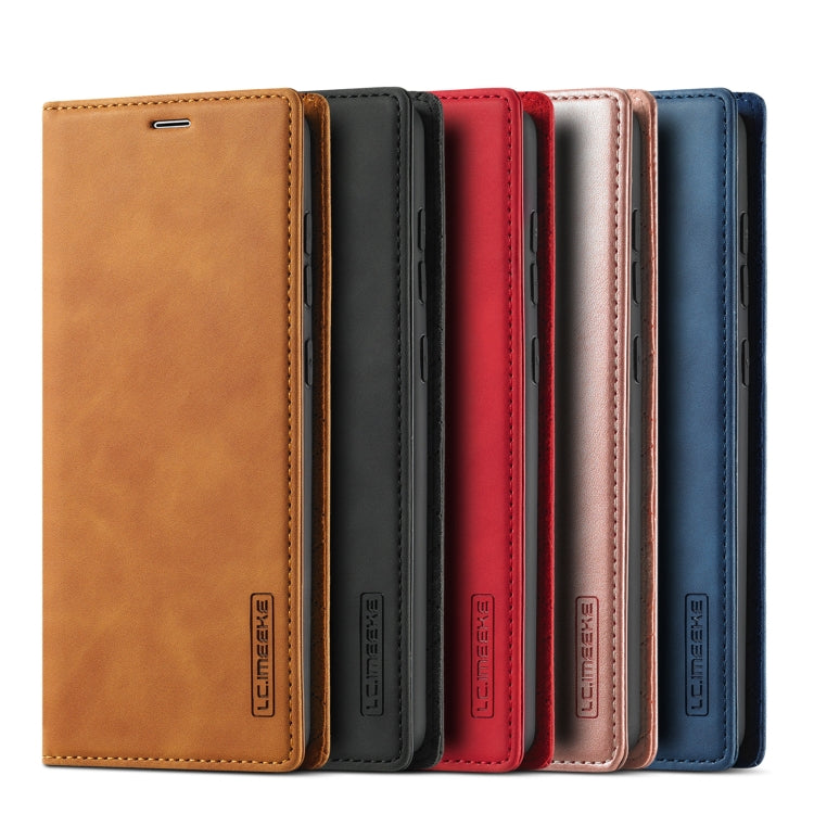 LC.IMEEK Strong Magnetism Ultra-thin Horizontal Flip Shockproof Matte TPU + PU Leather Case with Holder & Card Slots & Wallet, For Samsung Galaxy A11 / M11, For Samsung Galaxy A21s, For Samsung Galaxy A51 / M40s, For Samsung Galaxy A71 / M70s