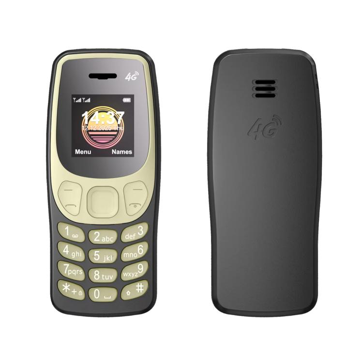 BM80 4G Mini Mobile Phone, 0.85 inch Hands Free Bluetooth Dialer Headphone, MP3 Music, Dual SIM, Network: 4G