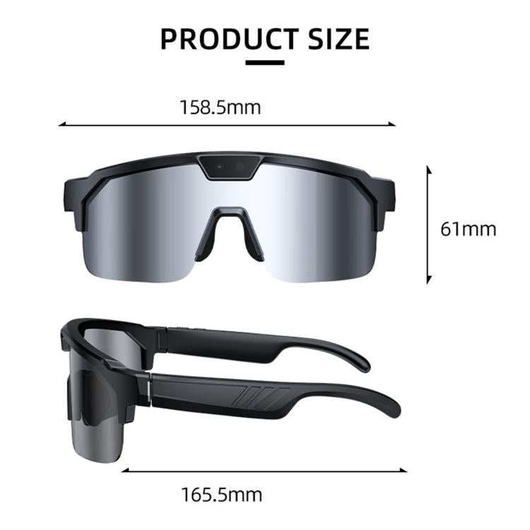 Q01 Outdoor Cycling Smart AI Sports Glasses 8MP Camera