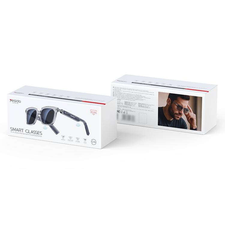 Yesido IO41 Smart Bluetooth-Compatible Glasses, IP54 Waterproof, HD Call, Open-Ear Audio Comfort, IO41