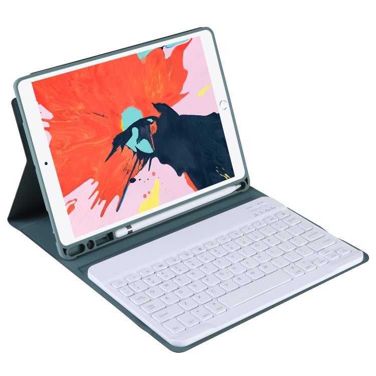 T098B Integrated Ultra-thin Candy Colors Bluetooth Keyboard Protective Case for iPad Air 11 2024 / 2025 / Air 4 10.9 inch 2020, with Stand & Pen Slot, T098B