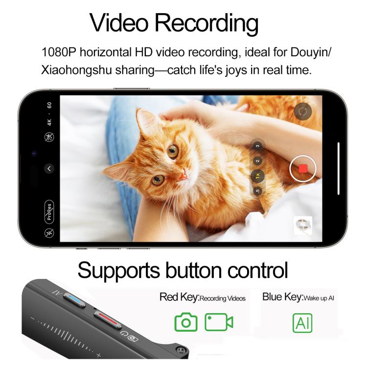 W611Pro Smart AI Glasses 8MP Camera, WIFI, AI Translation