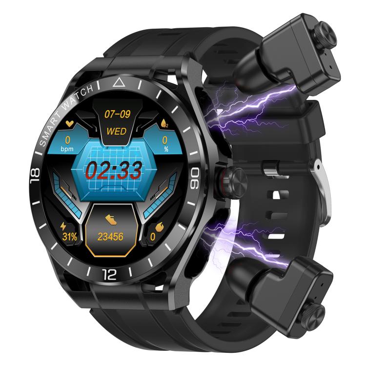 T95E 1.52-inch Display 2-in-1 Smart Sports Watch TWS Bluetooth Earphones