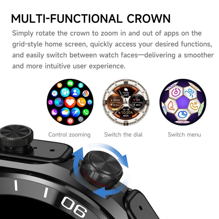 T95E 1.52-inch Display 2-in-1 Smart Sports Watch TWS Bluetooth Earphones