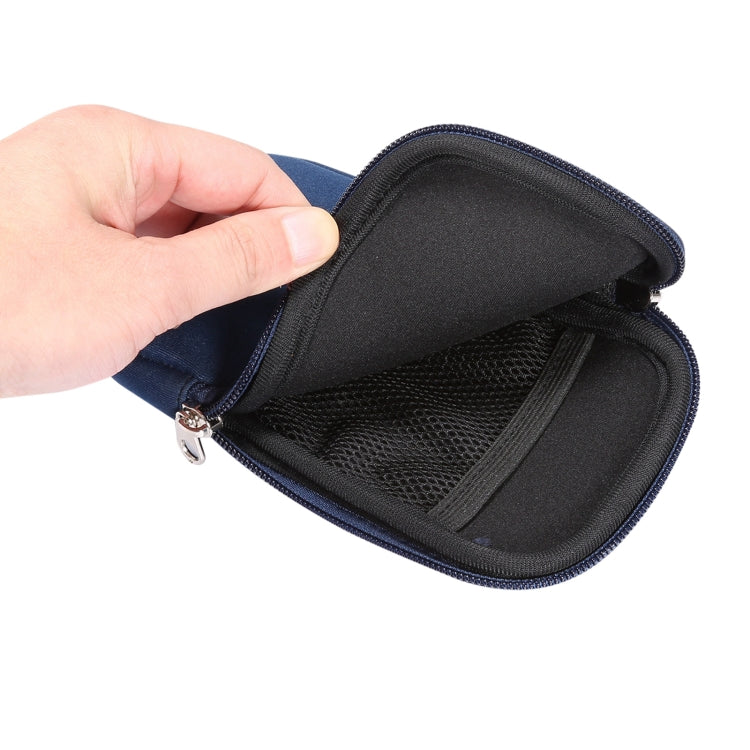 Universal Elasticity Zipper Protective Case Storage Bag with Lanyard For iPhone 12 Pro Max / 6.7-6.9 inch Smart Phones, For iPhone 12 Pro Max