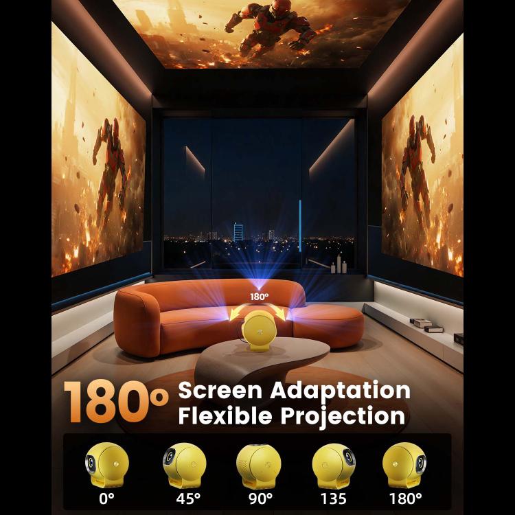 Q3 720P 150ANSI LCD Display Smart Projector, 1GB+8GB, Electric Focus, EU Plug, US Plug, UK Plug, AU Plug