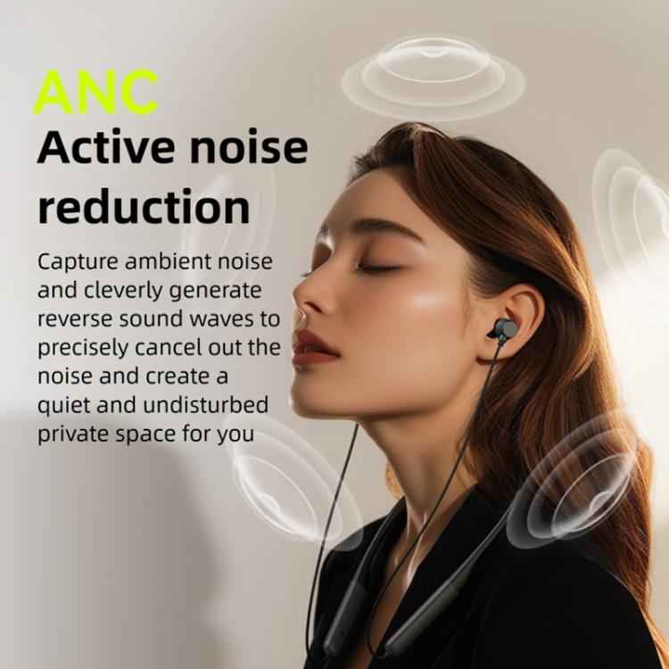 Langsdom BS21 Long Battery Life Magnetic Switch Neckband Bluetooth Headphones