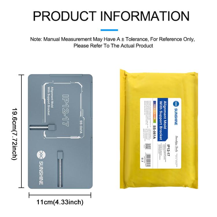 Sunshine SS-061A Integrated Alignment Bonding Mold for iPhone 12 to 17 Series