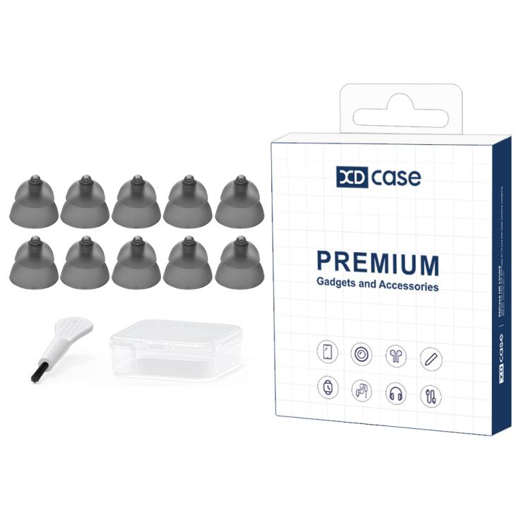 XDcase 10pcs Replacement Silicone Ear Tips Kit for Phonak Hearing Aids, S, M, L