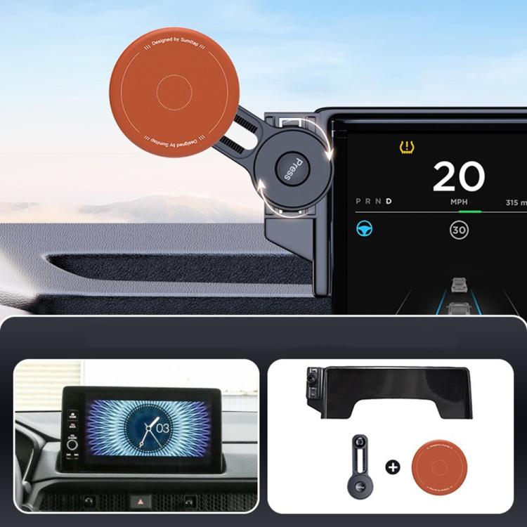 Car Screen Magnetic Phone Holder Mount with Extension Arm, For Honda Accord 2023-2025, For Honda 10th Gen Civic 2016-2021, For Honda CR-V / Breeze 2017-2022, For Honda CR-V / Breeze 2023
