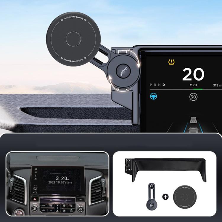 Car Screen Magnetic Phone Holder Mount with Extension Arm, For Honda 11th Gen Civic / Integra 2022-2025, For Honda XR-V 2023-2024 / Vezel 2023, For Honda ZR-V 2022-2023 / HR-V 2023, For Honda Accord 2018-2022 10.25 inch Screen                          ...