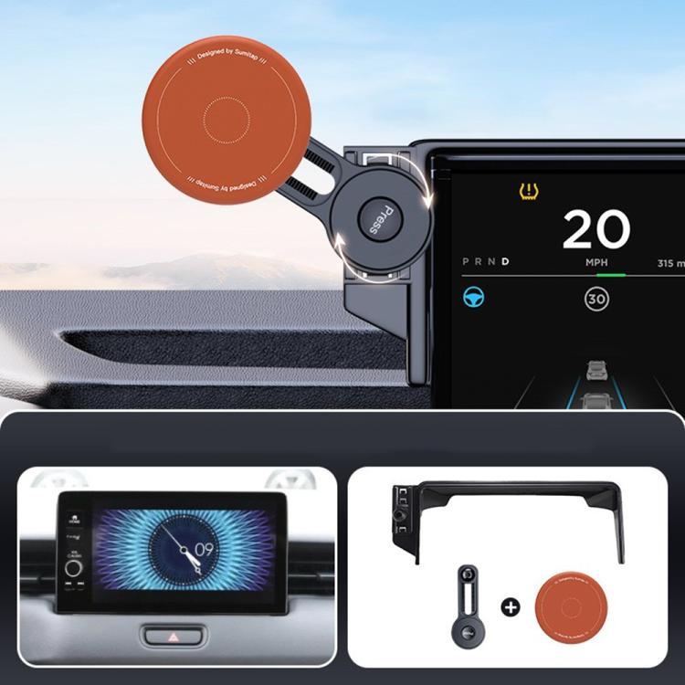 Car Screen Magnetic Phone Holder Mount with Extension Arm, For Honda 11th Gen Civic / Integra 2022-2025, For Honda XR-V 2023-2024 / Vezel 2023, For Honda ZR-V 2022-2023 / HR-V 2023, For Honda Accord 2018-2022 10.25 inch Screen                          ...