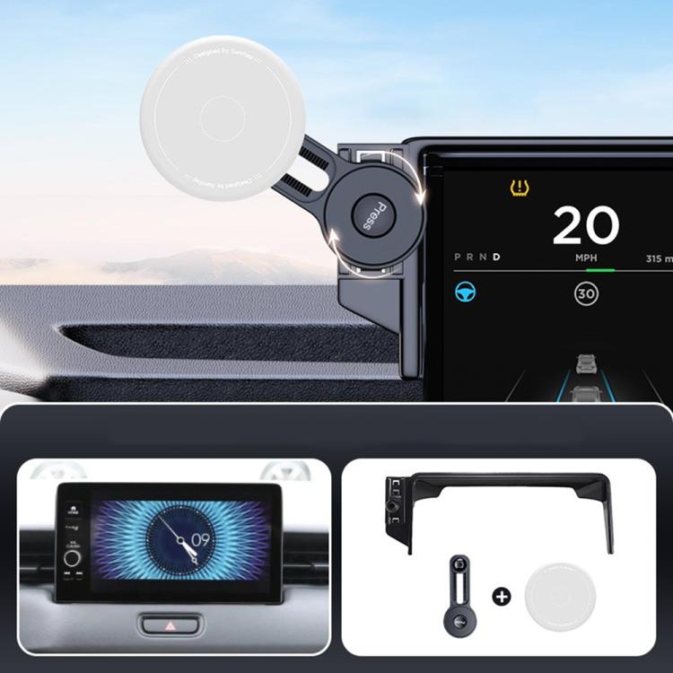 Car Screen Magnetic Phone Holder Mount with Extension Arm, For Honda 11th Gen Civic / Integra 2022-2025, For Honda XR-V 2023-2024 / Vezel 2023, For Honda ZR-V 2022-2023 / HR-V 2023, For Honda Accord 2018-2022 10.25 inch Screen                          ...