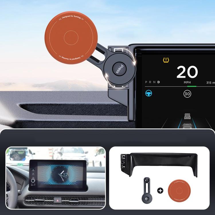 Car Screen Magnetic Phone Holder Mount with Extension Arm, For Honda 11th Gen Civic / Integra 2022-2025, For Honda XR-V 2023-2024 / Vezel 2023, For Honda ZR-V 2022-2023 / HR-V 2023, For Honda Accord 2018-2022 10.25 inch Screen                          ...
