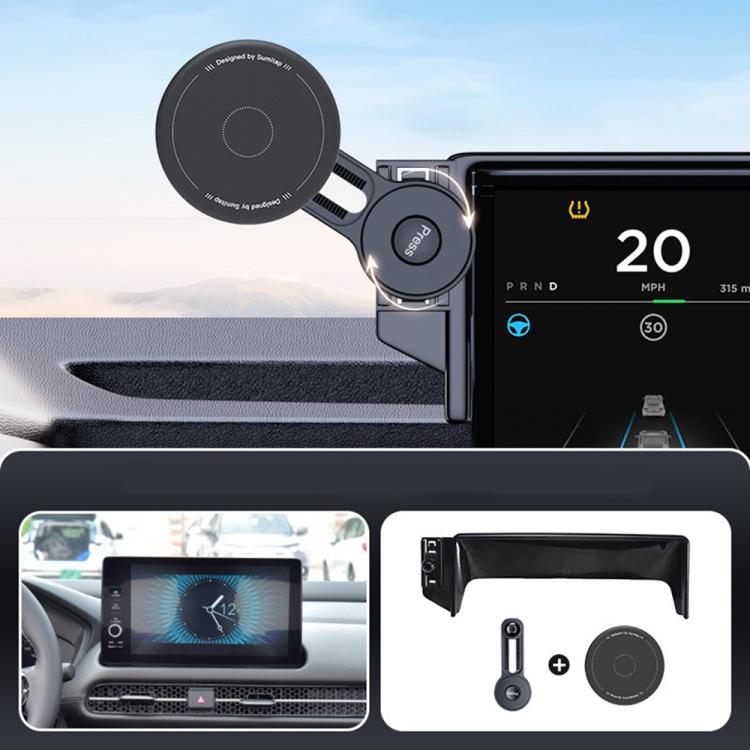 Car Screen Magnetic Phone Holder Mount with Extension Arm, For Honda 11th Gen Civic / Integra 2022-2025, For Honda XR-V 2023-2024 / Vezel 2023, For Honda ZR-V 2022-2023 / HR-V 2023, For Honda Accord 2018-2022 10.25 inch Screen                          ...