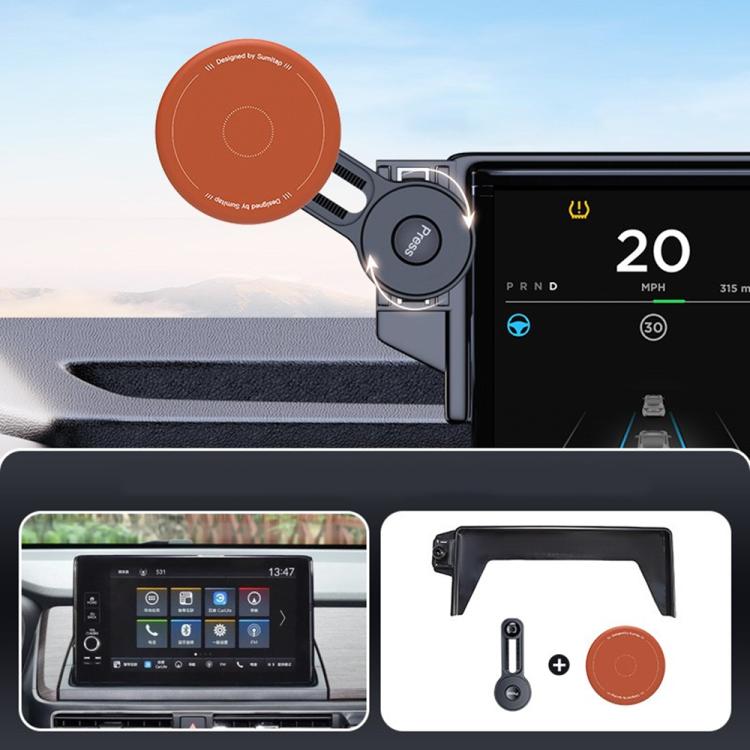 Car Screen Magnetic Phone Holder Mount with Extension Arm, For Honda 11th Gen Civic / Integra 2022-2025, For Honda XR-V 2023-2024 / Vezel 2023, For Honda ZR-V 2022-2023 / HR-V 2023, For Honda Accord 2018-2022 10.25 inch Screen                          ...