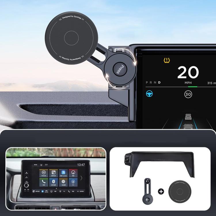 Car Screen Magnetic Phone Holder Mount with Extension Arm, For Honda 11th Gen Civic / Integra 2022-2025, For Honda XR-V 2023-2024 / Vezel 2023, For Honda ZR-V 2022-2023 / HR-V 2023, For Honda Accord 2018-2022 10.25 inch Screen                          ...