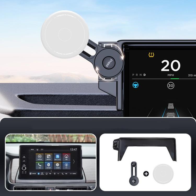 Car Screen Magnetic Phone Holder Mount with Extension Arm, For Honda 11th Gen Civic / Integra 2022-2025, For Honda XR-V 2023-2024 / Vezel 2023, For Honda ZR-V 2022-2023 / HR-V 2023, For Honda Accord 2018-2022 10.25 inch Screen                          ...