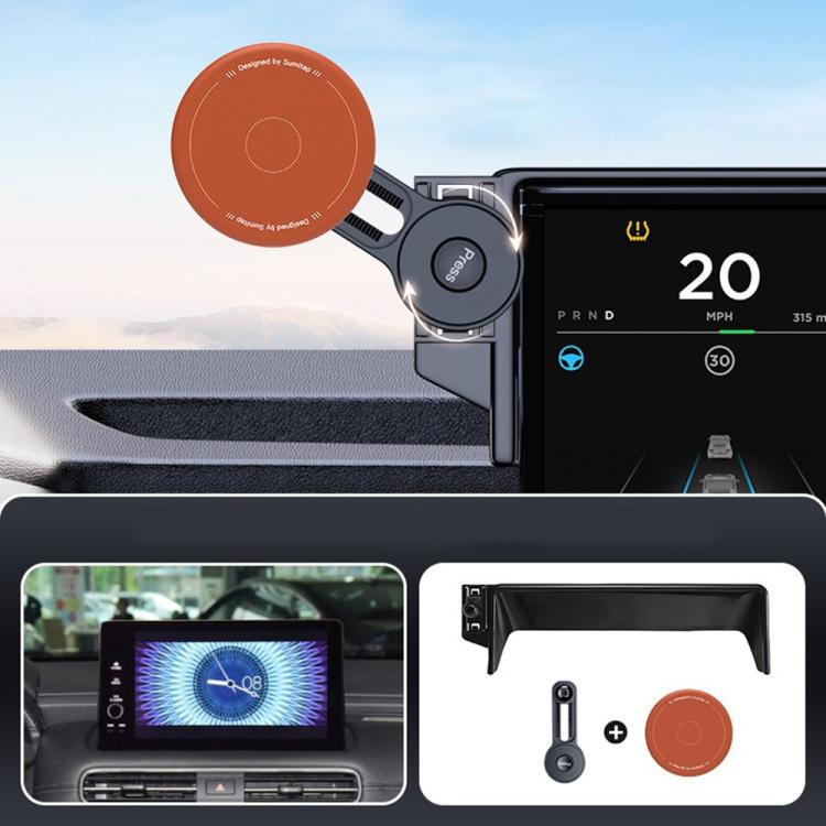 Car Screen Magnetic Phone Holder Mount with Extension Arm, For Honda 11th Gen Civic / Integra 2022-2025, For Honda XR-V 2023-2024 / Vezel 2023, For Honda ZR-V 2022-2023 / HR-V 2023, For Honda Accord 2018-2022 10.25 inch Screen                          ...