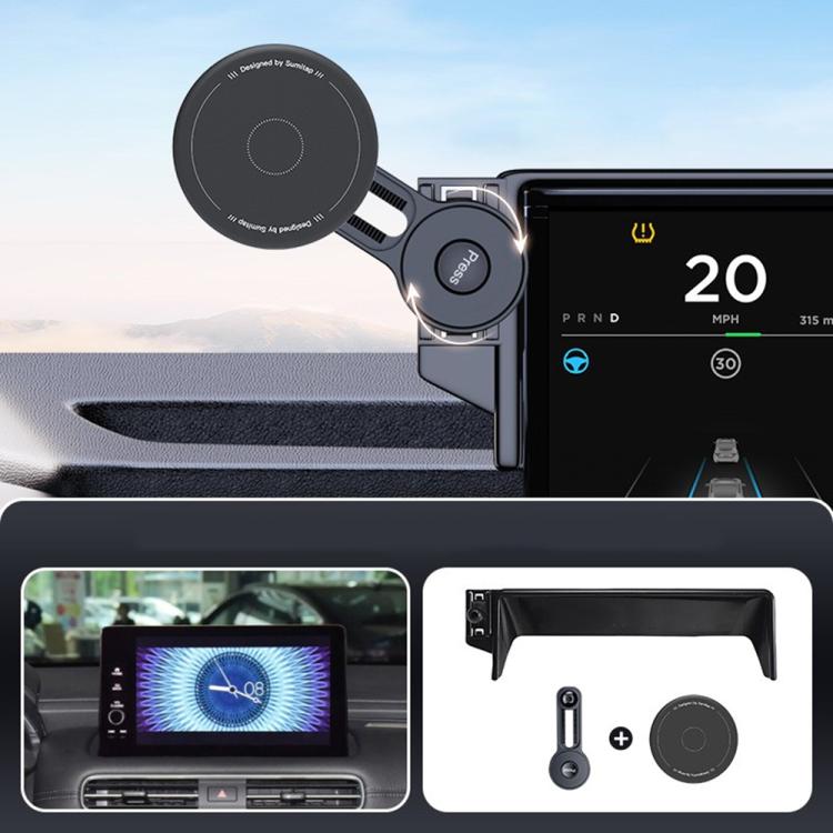 Car Screen Magnetic Phone Holder Mount with Extension Arm, For Honda 11th Gen Civic / Integra 2022-2025, For Honda XR-V 2023-2024 / Vezel 2023, For Honda ZR-V 2022-2023 / HR-V 2023, For Honda Accord 2018-2022 10.25 inch Screen                          ...