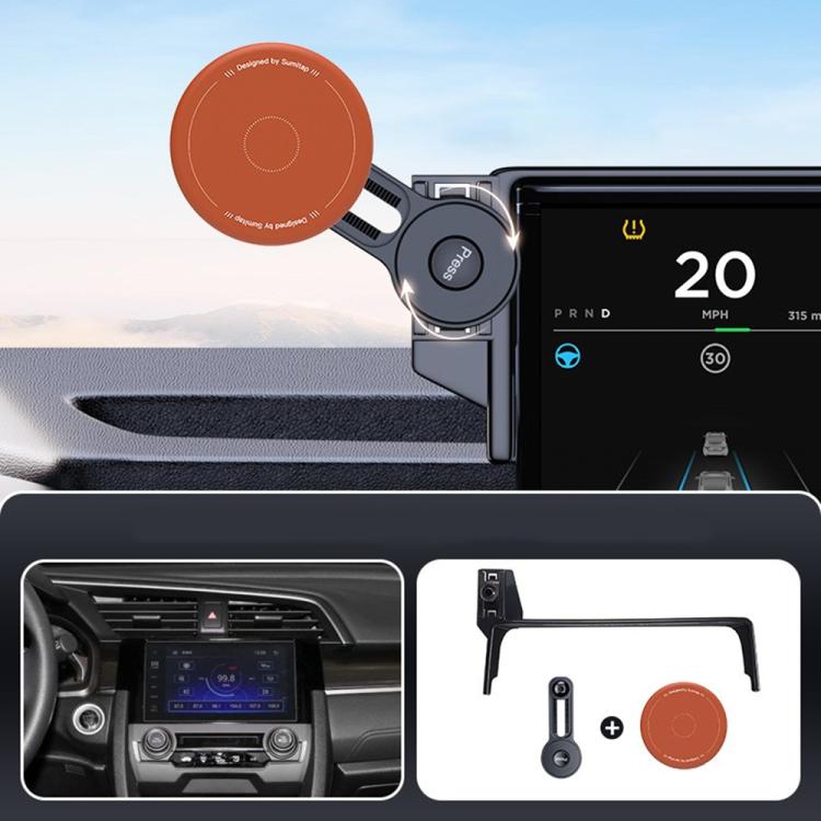 Car Screen Magnetic Phone Holder Mount with Extension Arm, For Honda Accord 2023-2025, For Honda 10th Gen Civic 2016-2021, For Honda CR-V / Breeze 2017-2022, For Honda CR-V / Breeze 2023