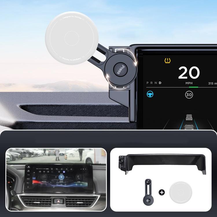 Car Screen Magnetic Phone Holder Mount with Extension Arm, For Honda 11th Gen Civic / Integra 2022-2025, For Honda XR-V 2023-2024 / Vezel 2023, For Honda ZR-V 2022-2023 / HR-V 2023, For Honda Accord 2018-2022 10.25 inch Screen                          ...