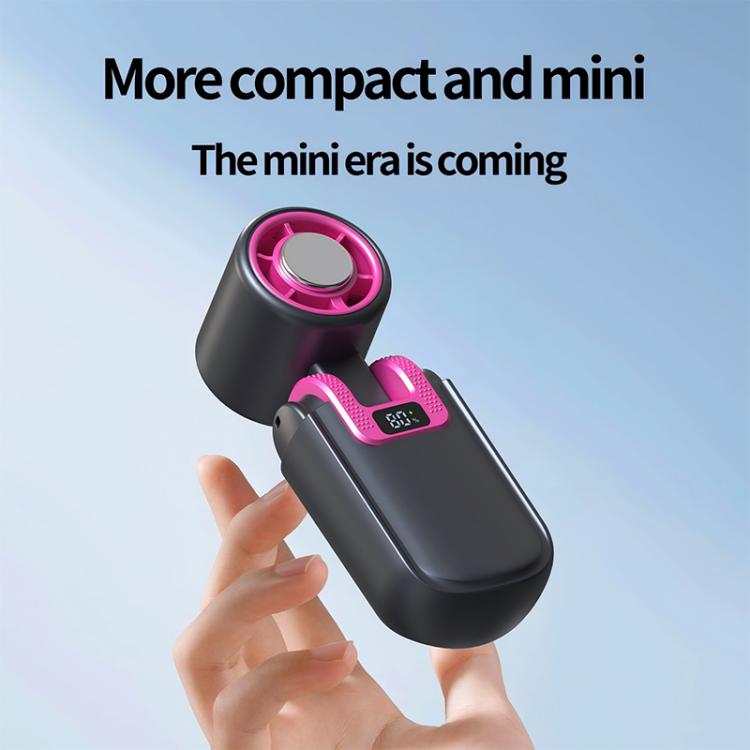HX-F386 Mini Folding High Speed Cooling Fan with Digital Display
