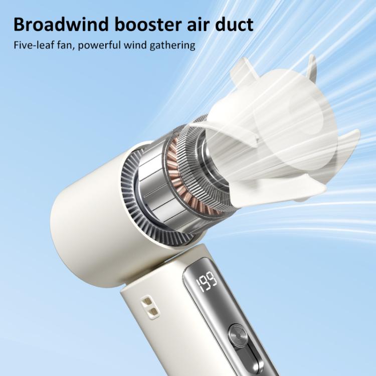 Y33 Mini Handheld Cooling Fan with Digital Display