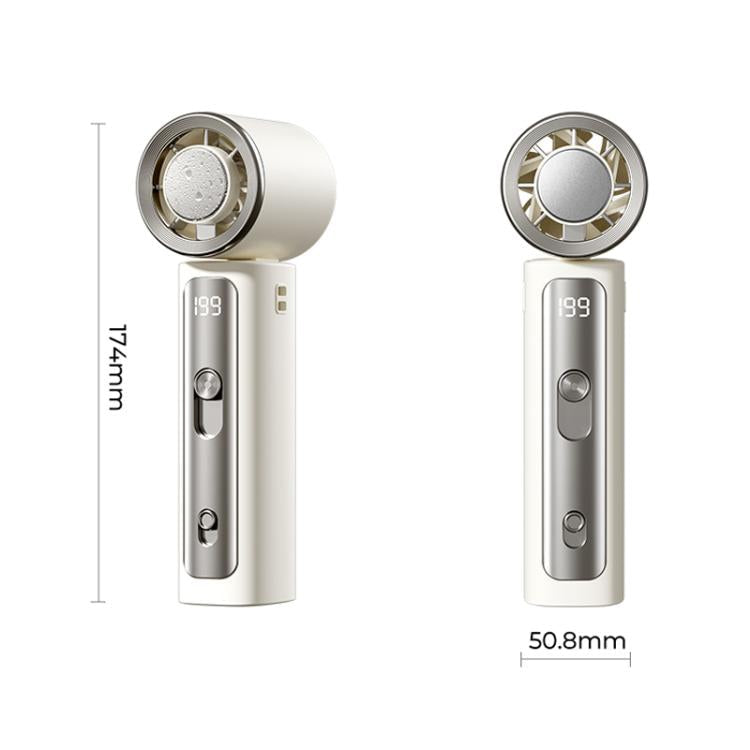 Y33 Mini Handheld Cooling Fan with Digital Display