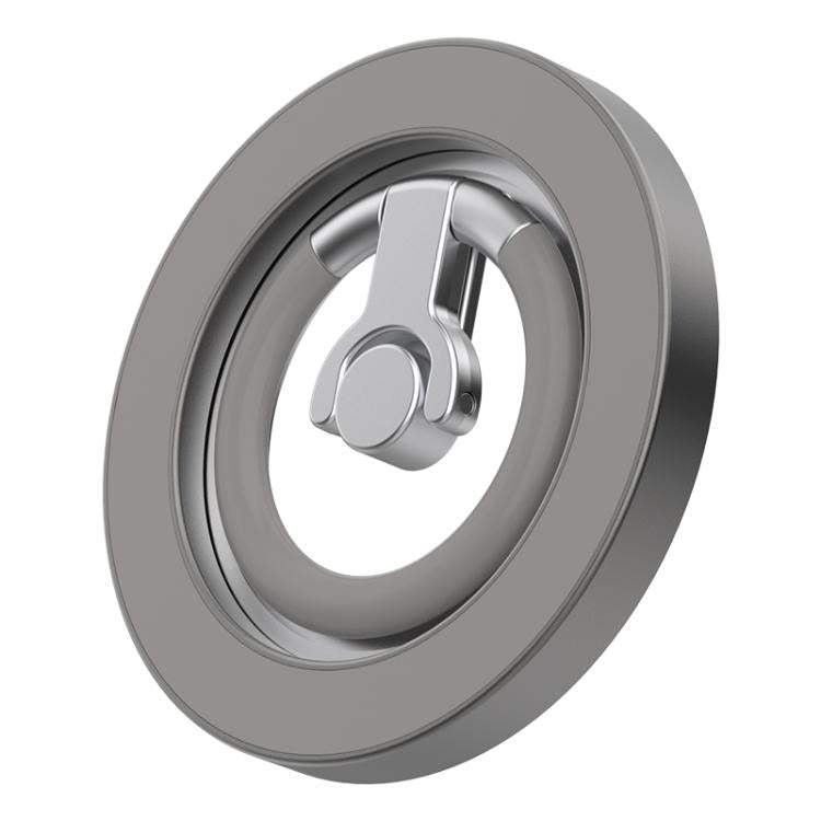 Multi-Functional 360 Degree Rotation Ring Buckle Magnetic Phone Holder with Silicone Ring Guard