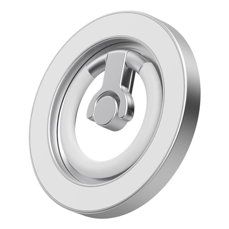 Multi-Functional 360 Degree Rotation Ring Buckle Magnetic Phone Holder with Silicone Ring Guard