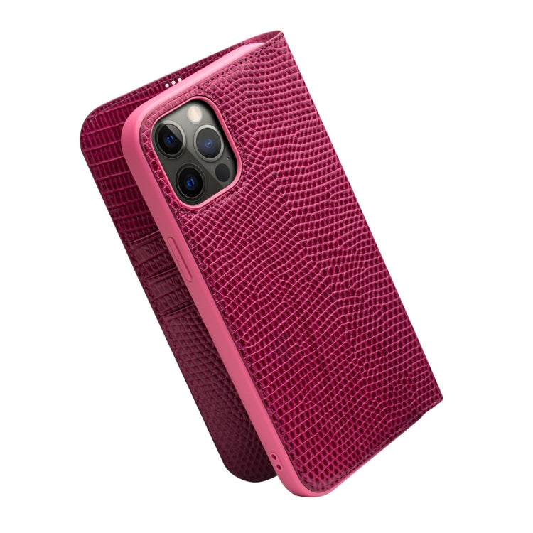 QIALINO Crocodile Texture Horizontal Flip Leather Case with Card Slots & Wallet, For iPhone 12 Pro Max