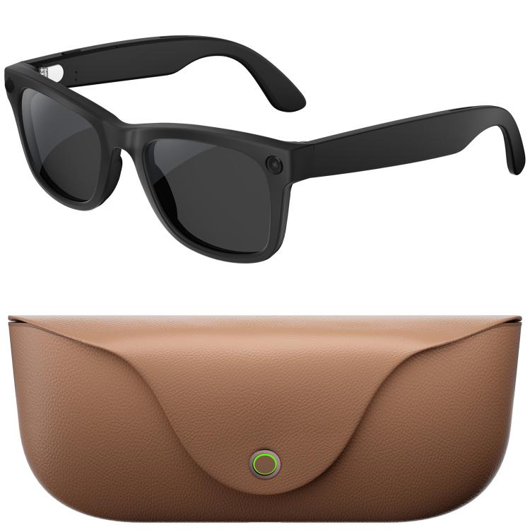 MT5 Ultra Smart AI Glasses with 8MP HD Camera, Video Recording WiFi Transmission Al Smart Voice Assistant, Sunglasses, Anti Blue Light Lens