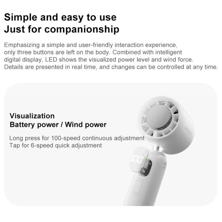 M03 Max High Speed ??Silent Handheld Cooling Fan