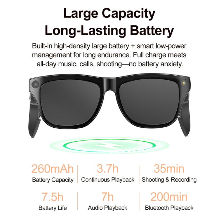 XK One Pro 1080P AI Shooting Smart Glasses, 1MP Camera
