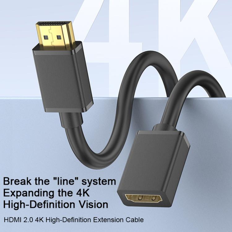 WG145 HDMI 2.0 4K HDTV Video HDMI Male to Female Extension Cable, 0.5m, 1m, 1.5m, 2m, 3m