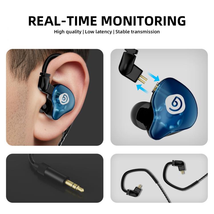 DEBRA ER-404 Professional Stage Monitoring System 4-in-1 Wireless In-Ear Headphones, US Plug, EU Plug, AU Plug, UK Plug