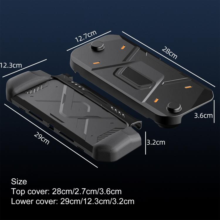 XDcase Mecha Style TPU Middle Frame & PC Front Cover Protective Case, For Nintendo Switch 2