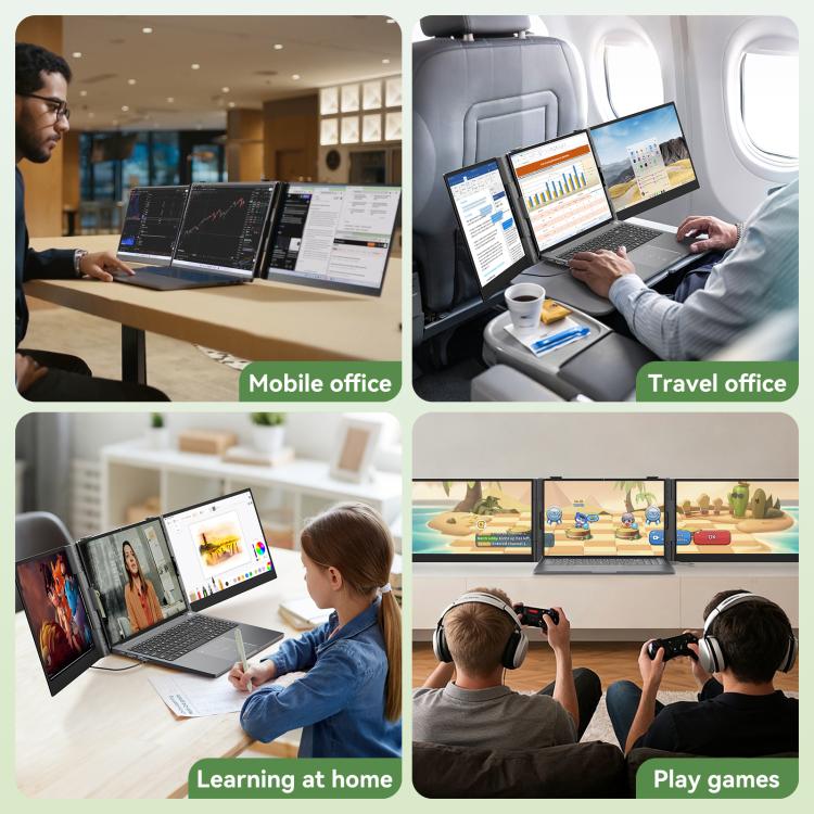 Blackview DCM8 Pro 15.3-inch Dual-Screen Portable Extension Monitor for 14-17.3 inch Laptops