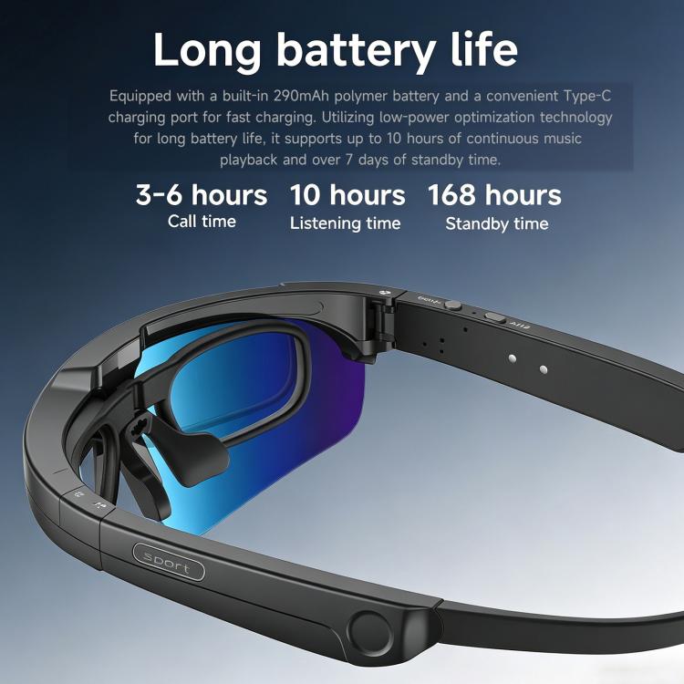 L805 Smart AI Cycling Glasses 8MP Stabilization Camera
